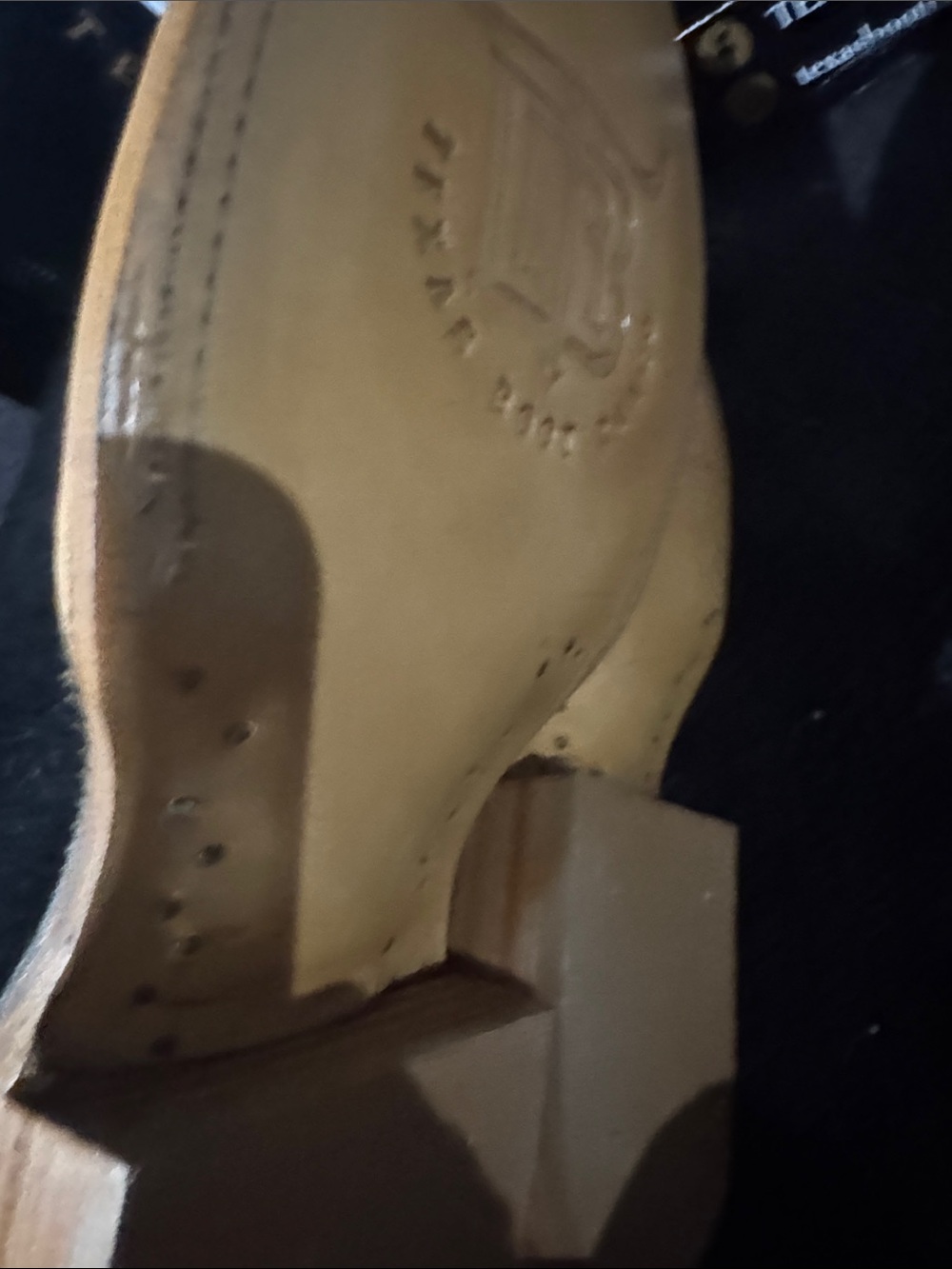 Black Rough-Out Boots - Square Toe - Picture 7 of 9